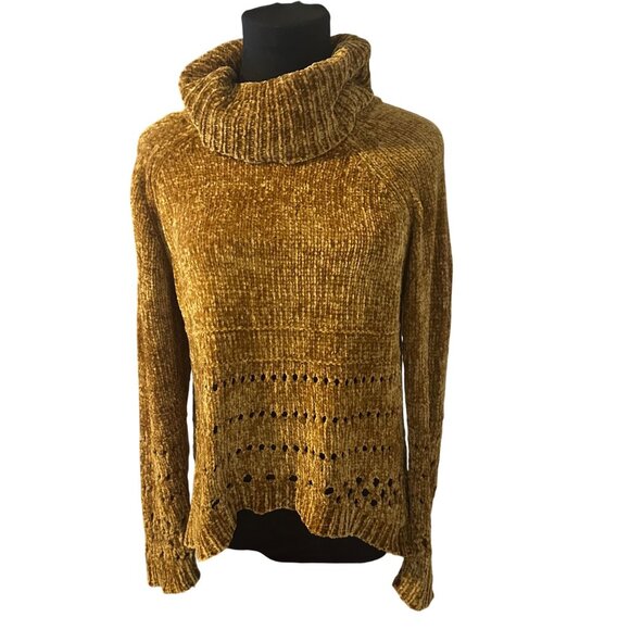 Xhilaration brown super soft turtle neck size S sweater - Picture 1 of 7